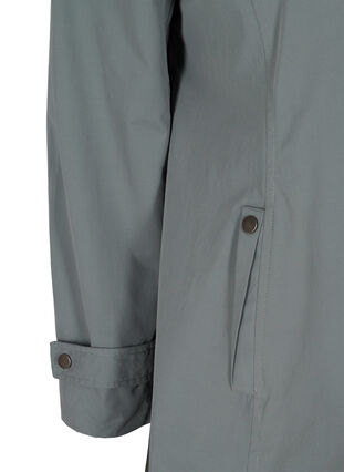 Jacket with pockets and hood, Balsam Green, Packshot image number 3