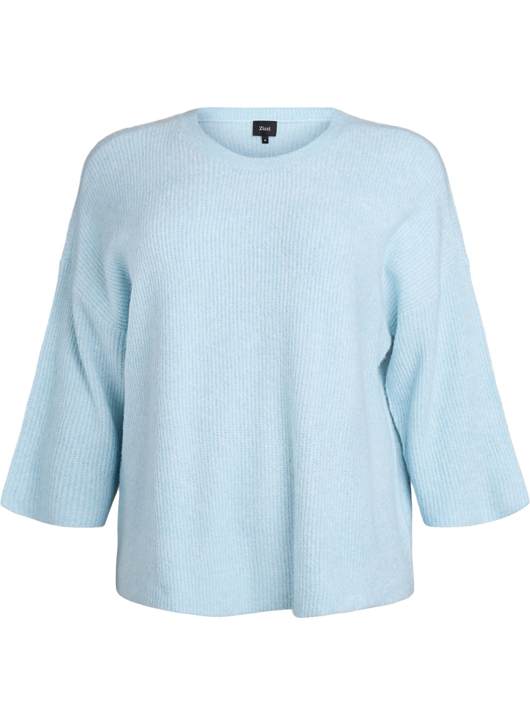 Loose knit with 3/4-sleeves