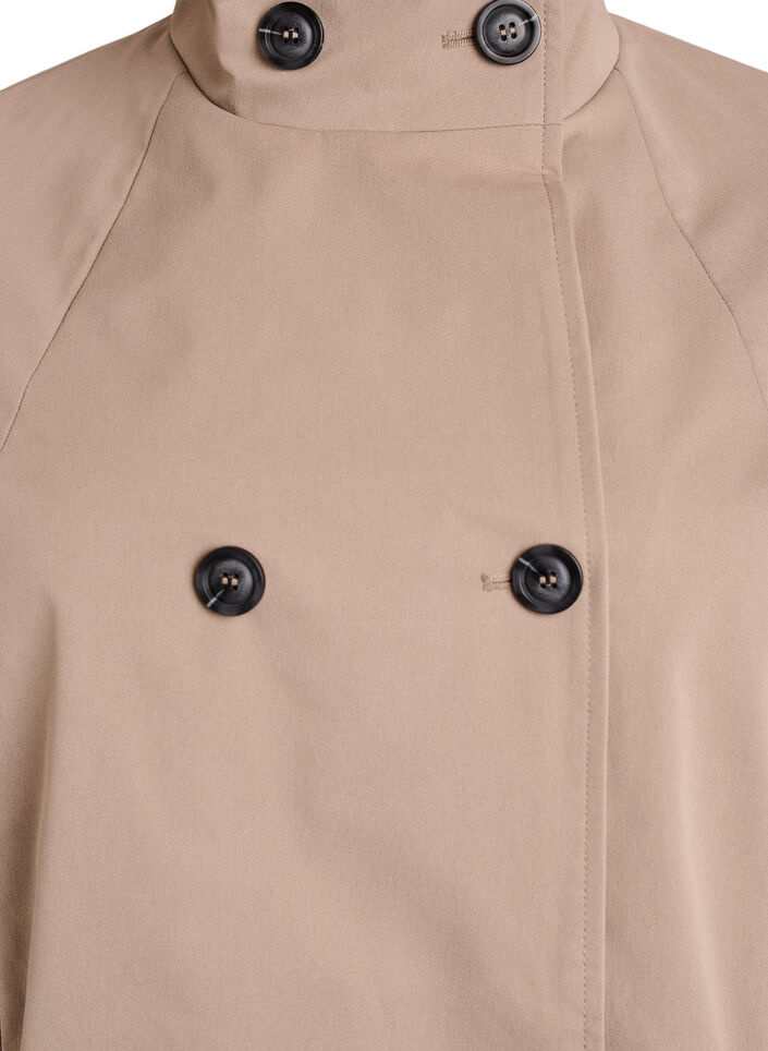 Water-repellent A-line spring jacket, Grey, Packshot image number 2