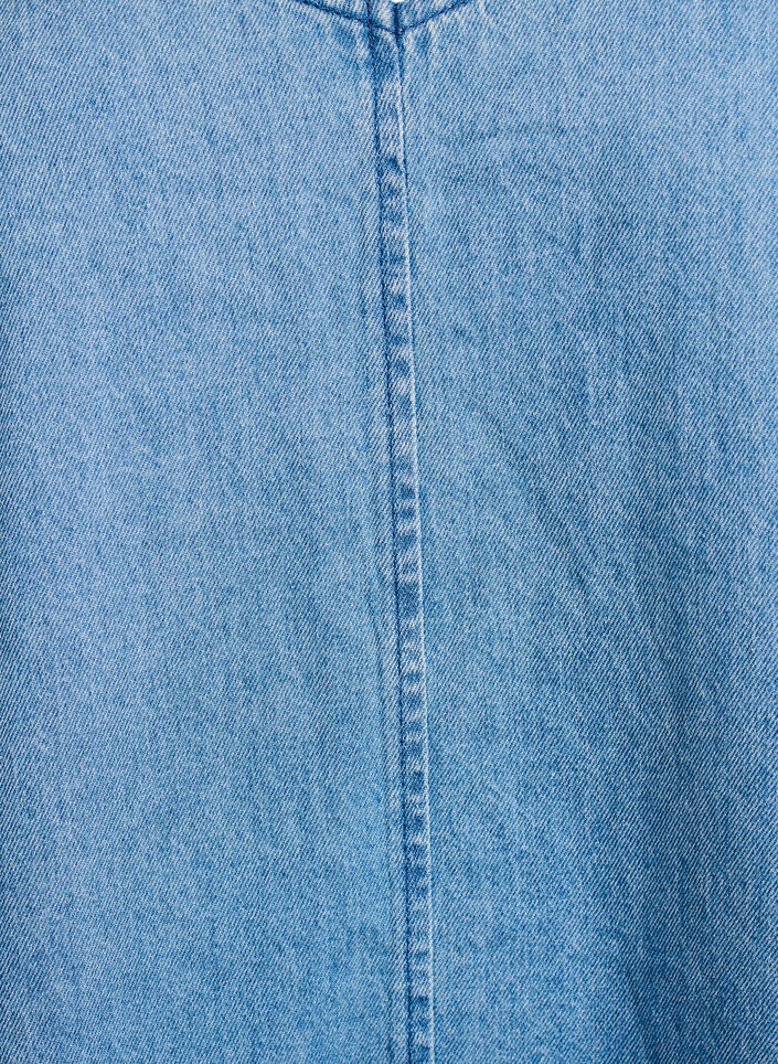 Denim pinafore with V-neckline, Light Blue, Packshot image number 2