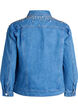 Denim jacket with rhinestones, Blue, Packshot image number 1