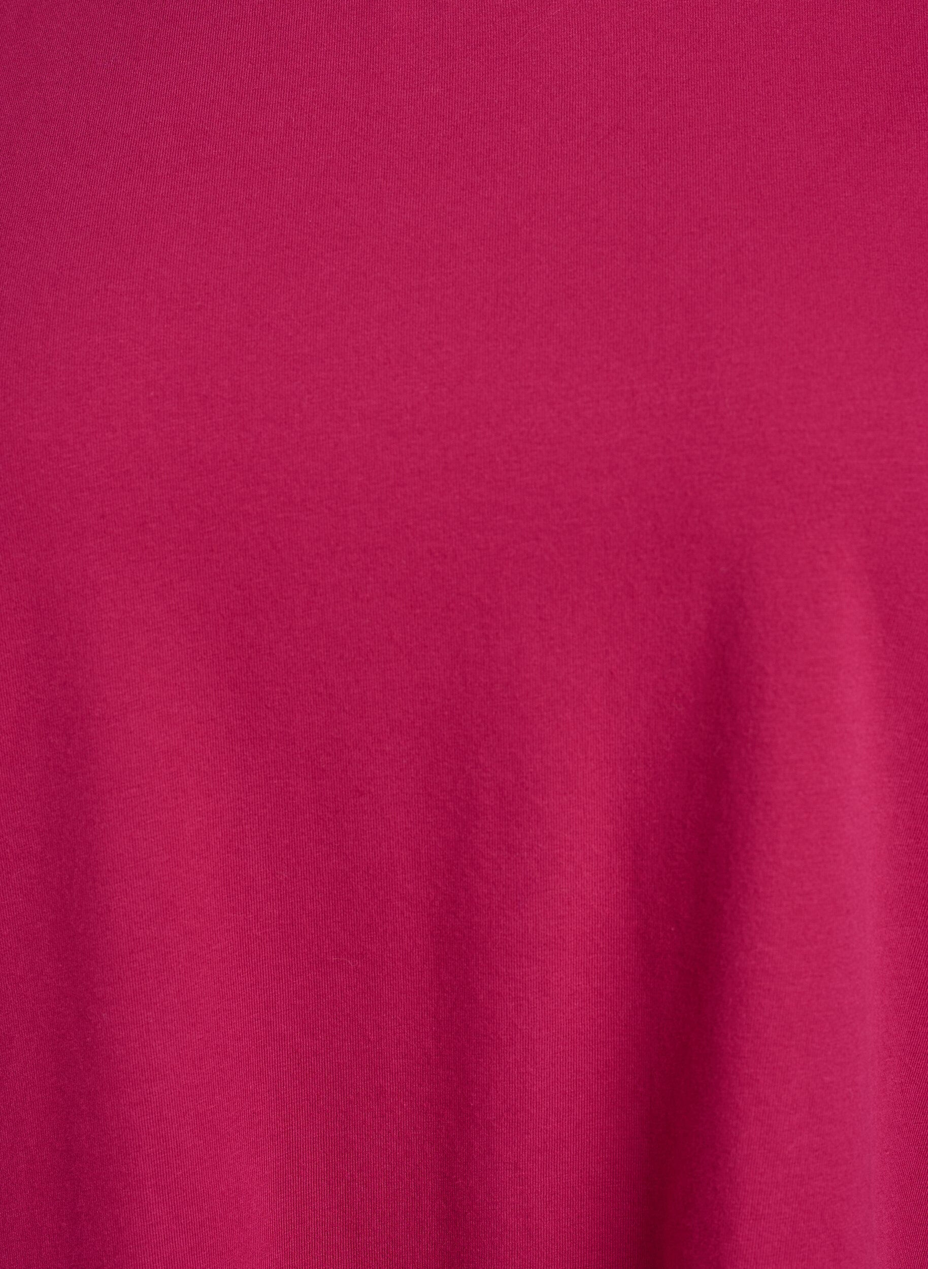 ZizzifashionBasic jersey top with long sleeves, Pink, Packshot image number 2