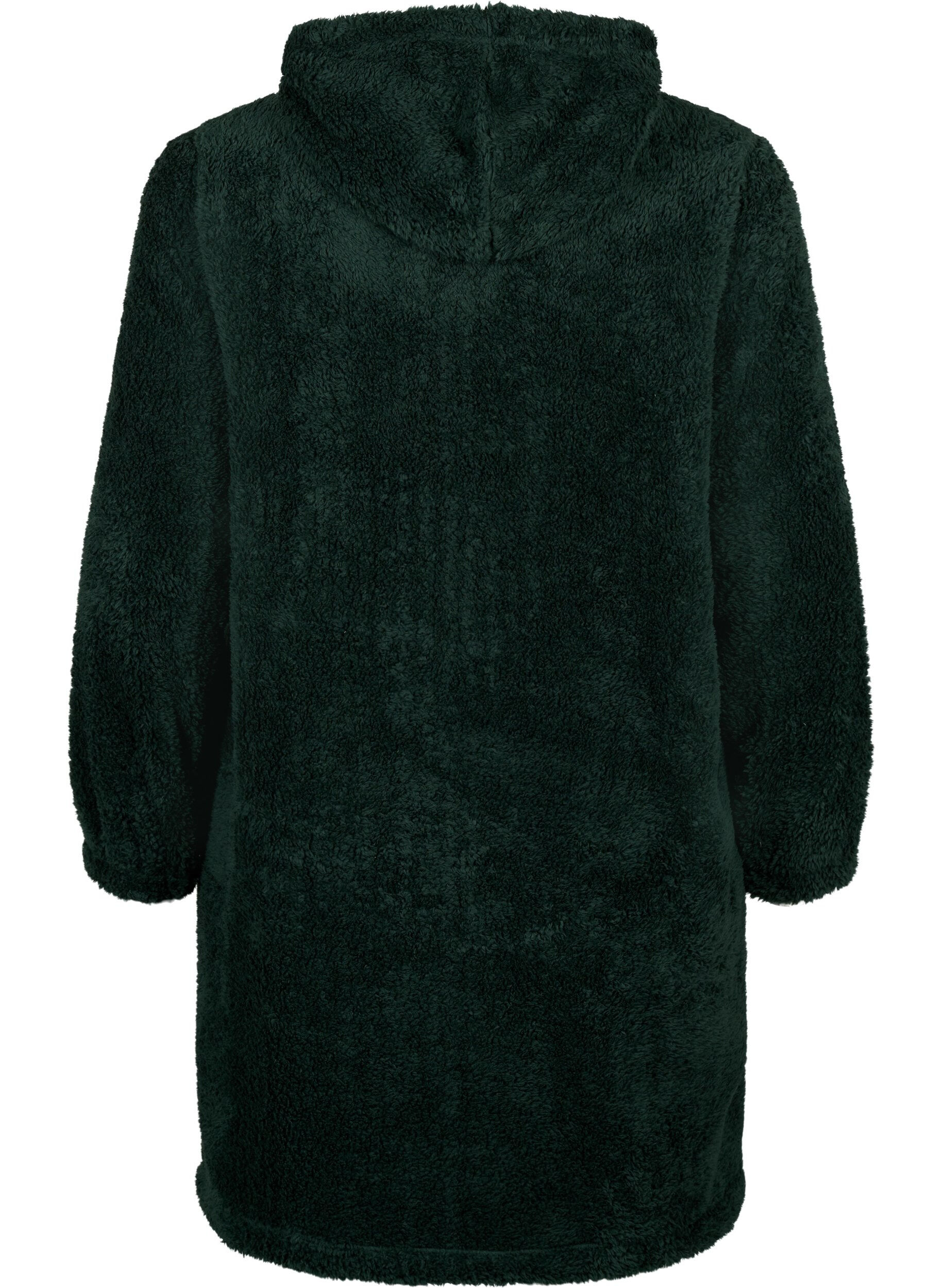 Zizzifashion Teddy dress with hood, Scarab, Packshot image number 1