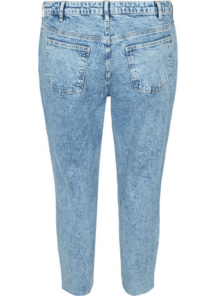 Mille mom fit jeans in cotton, Blue denim, Packshot image number 1