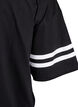 Sporty oversized college T-shirt, Black, Packshot image number 3
