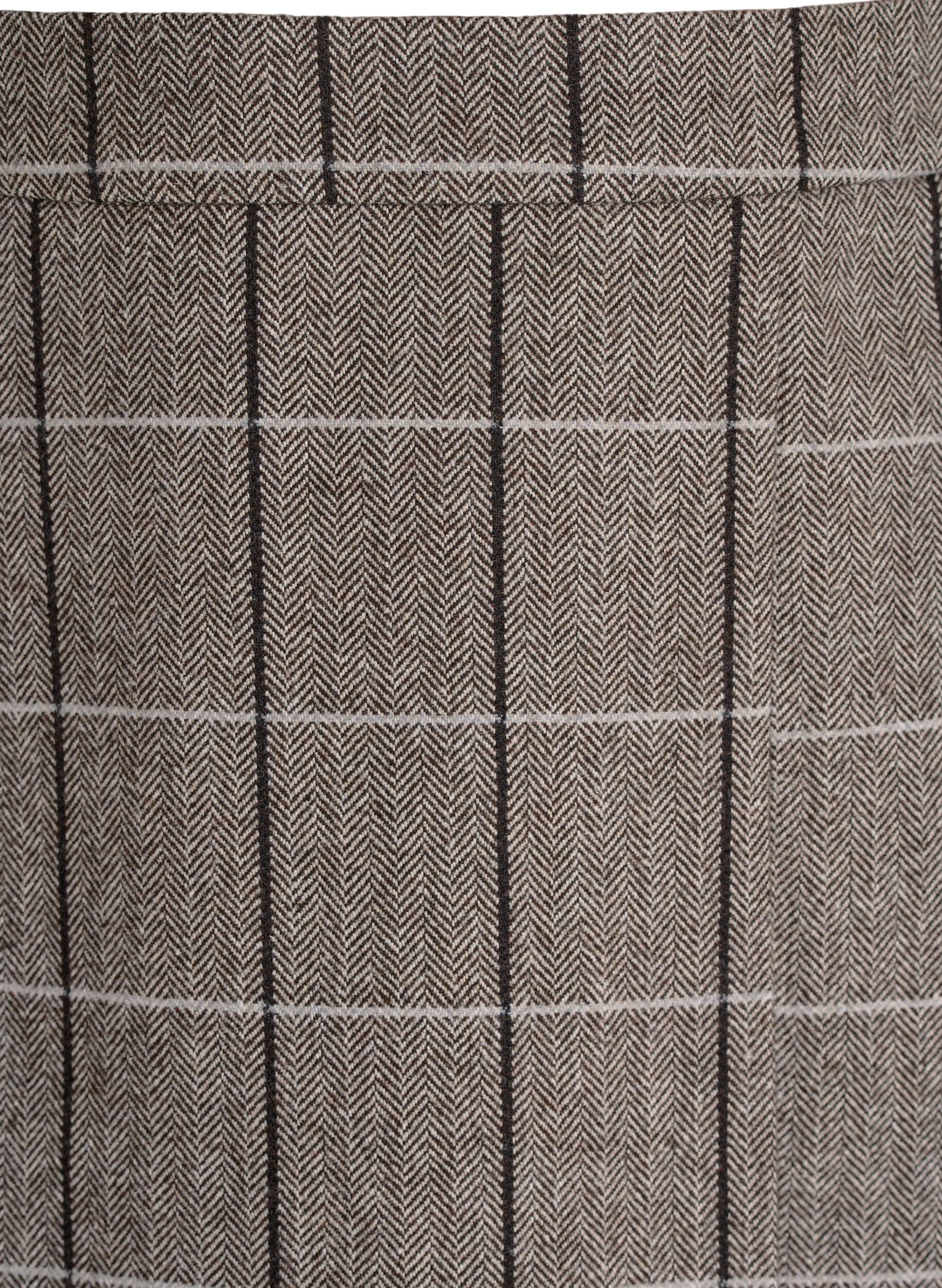 Zizzifashion Checked skirt, Brown, Packshot image number 2