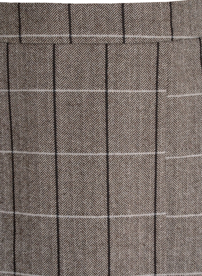 Checked skirt, Brown, Packshot image number 2