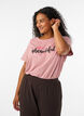 T-shirt with motif, Red, Model image number 0