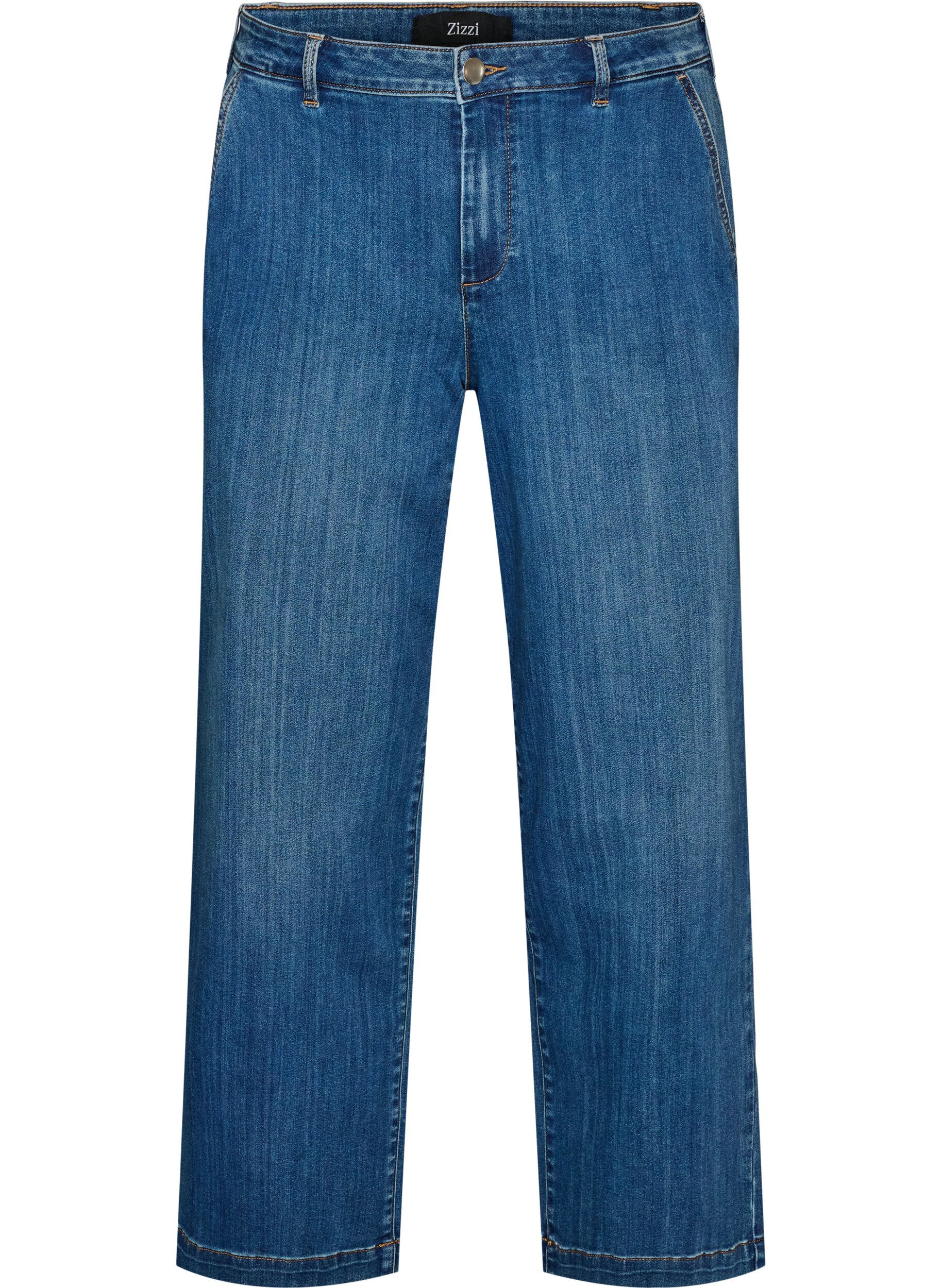ZizzifashionWide fit Myra jeans with high waist, Blue, Packshot image number 0