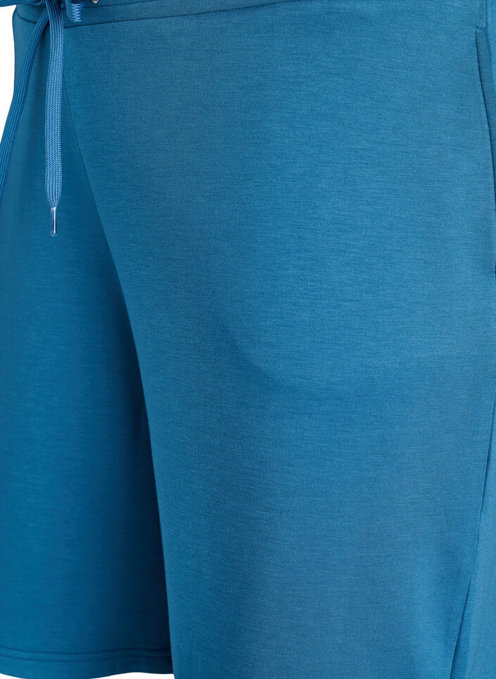 Shorts made of modal mix with pockets, Petrol, Packshot image number 2