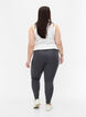 Gray melange leggings, Dark Grey Melange, Model image number 1