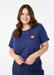 T-shirt with motif, Blue, Model image number 0
