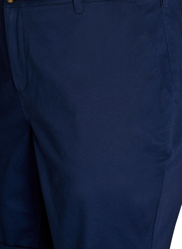 Chino shorts with pockets, Blue, Packshot image number 3