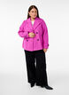 Short wool-look coat with pockets, Purple Orchid, Model image number 2