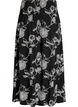 Viscose maxi skirt with smocking, Black, Packshot image number 1