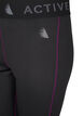Base layer bottoms with contrast details, Black w. Charisma, Packshot image number 2