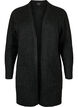 Ribbed Knit Cardigan with Pockets, Dark Grey, Packshot image number 0
