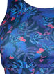 Printed sports bra, Blue Leaf AOP, Packshot image number 2
