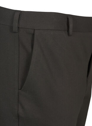 Classic trousers with lace, Black, Packshot image number 2