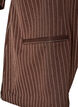 Pinstripe blouse with rhinestones and buttons, Brown, Packshot image number 3