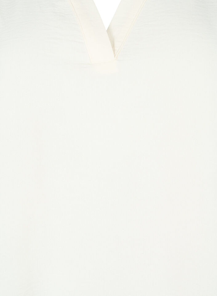 Sleeveless top with wrinkle details, Vanilla, Packshot image number 2