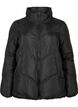 Short puffer Winter jacket with pockets, Black, Packshot image number 0