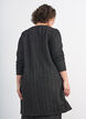 Short dress with a boucl&eacute; texture and glitter threads, Black, Model image number 2