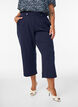 Ankle length trousers with loose fit, Blue, Model image number 2