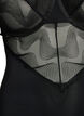 Body with underwire and lace detail, Black, Packshot image number 2
