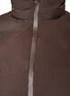 Short puff vest with high collar, Brown, Packshot image number 2