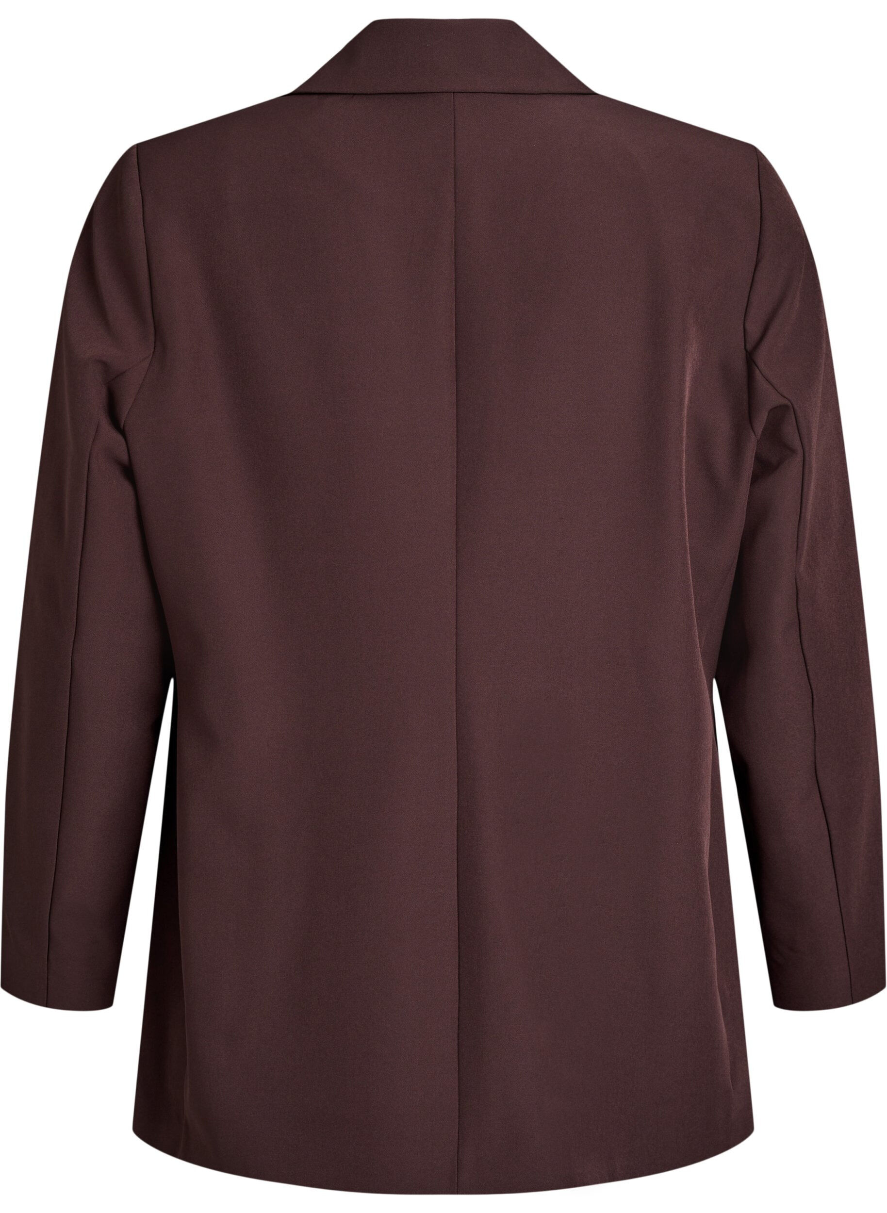 ZizzifashionClassic blazer with button fastening, Brown, Packshot image number 1