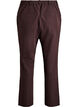 Trousers with pockets and straight legs, Brown, Packshot image number 1