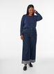 Basic jersey blouse with long sleeves, Blue, Model image number 1
