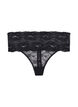 	 2-pack thong, Black, Packshot image number 2