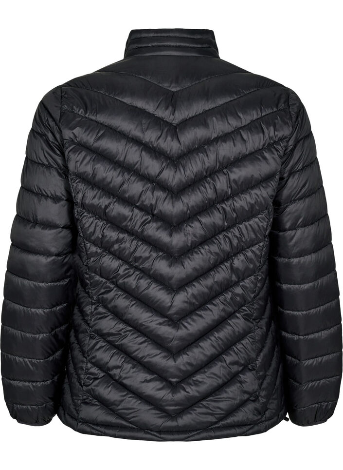 Lightweight jacket with pockets, Black, Packshot