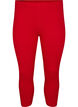 Basic 3/4-length viscose leggings, Red, Packshot image number 0