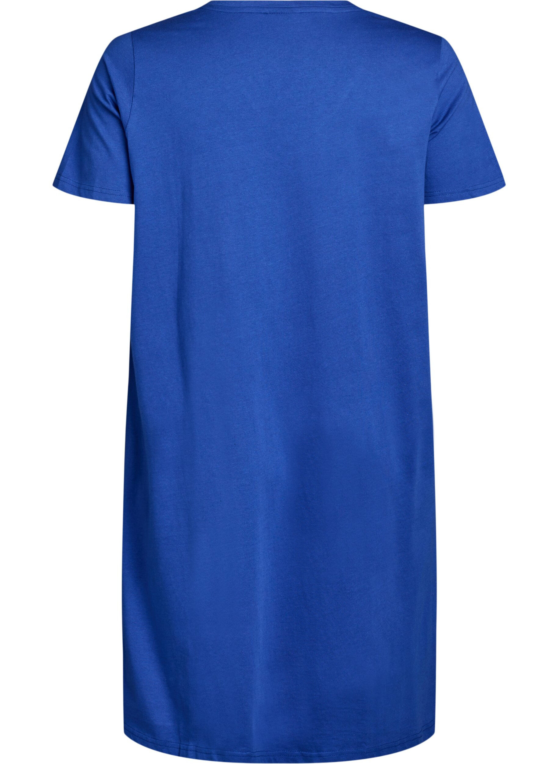 Zizzifashion Organic cotton nightgown with v-neck, , Packshot image number 1