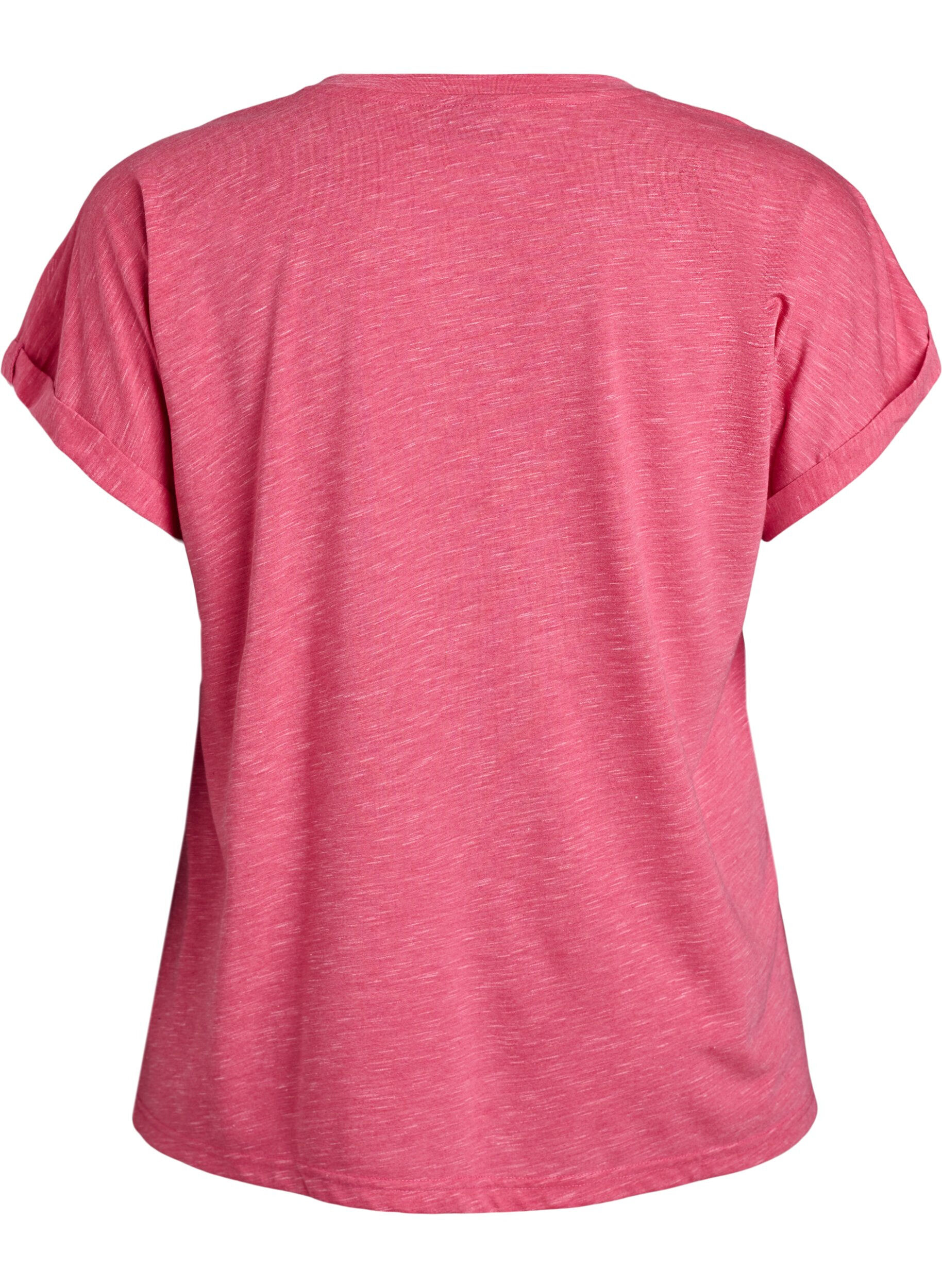 Zizzifashion Loose workout t-shirt with short sleeves, Pink, Packshot image number 1