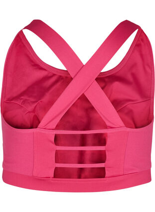 Sports top with a decorative details on the back, Pink Peacock, Packshot image number 1