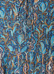 Blouse with paisley print and lace detail, Light Blue, Packshot image number 2