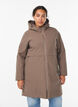 Winter jacket with adjustable waist, Brown, Model image number 0