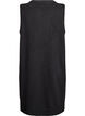 Short sleeveless knitted dress, Black, Packshot image number 1