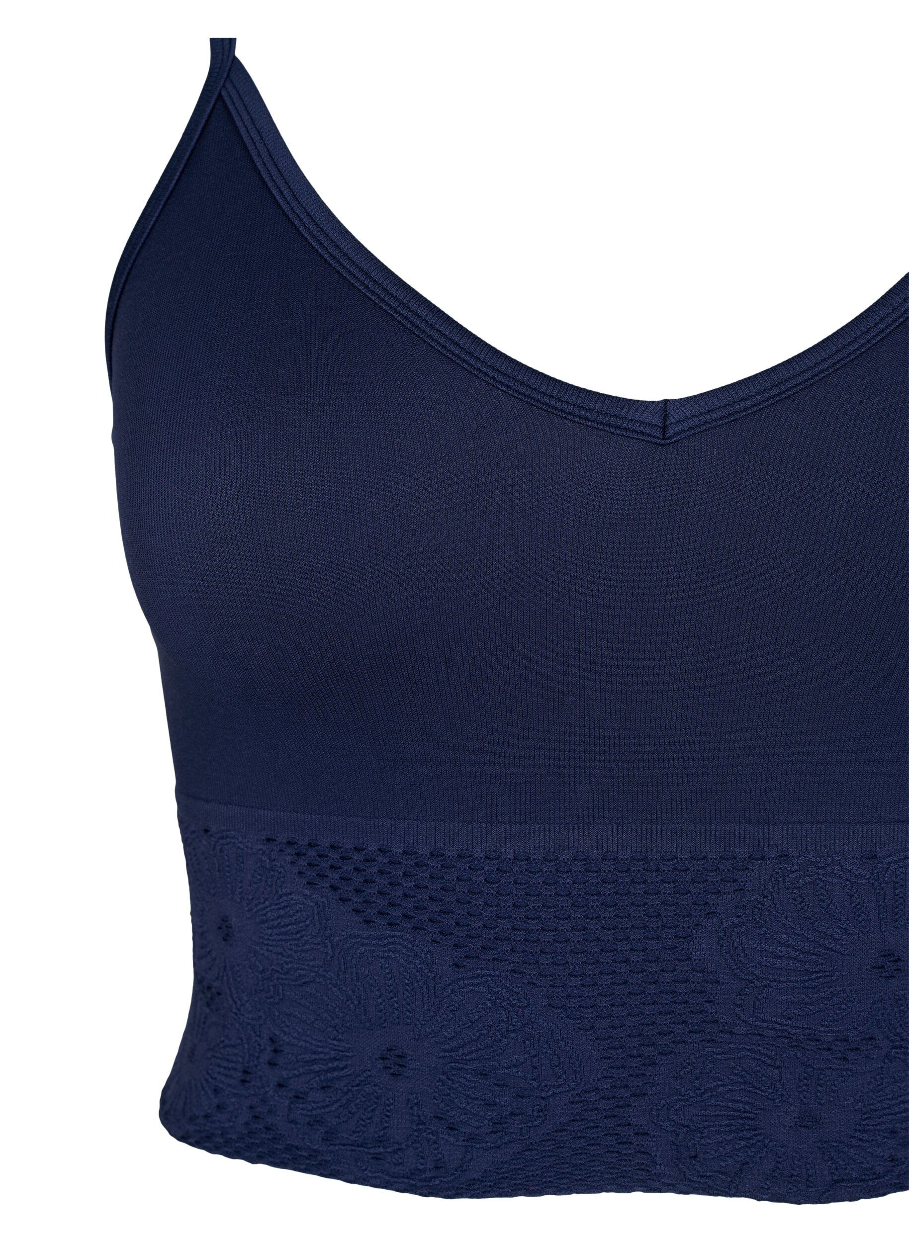 Zizzifashion Seamless bra top, Peacoat ASS, Packshot image number 2