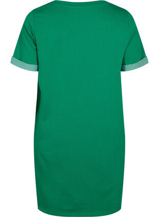 Sweater dress with short sleeves and slits, Jolly Green, Packshot image number 1