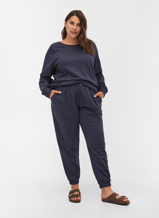 Loose sweatpants with pockets, Night Sky Mel, Model image number 0