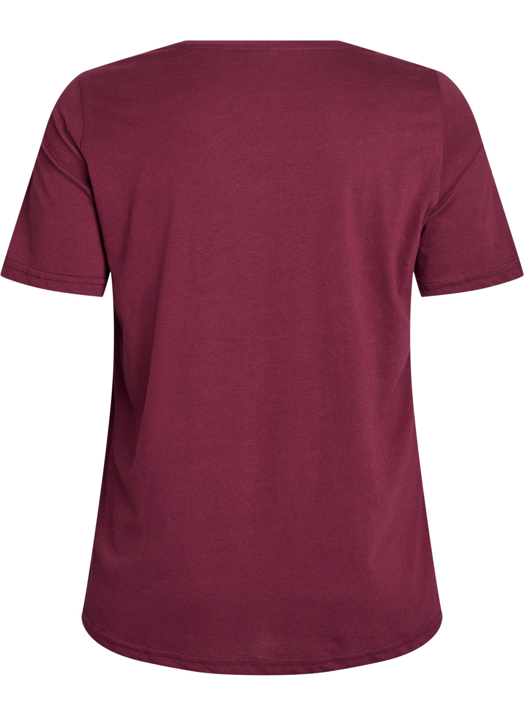 ZizzifashionT-shirt with motif, Red, Packshot image number 1