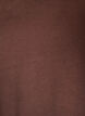 Basic plain cotton t-shirt, Brown, Packshot image number 2