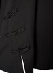 T-shirt with slits and decorative knot closures, Black, Packshot image number 3