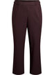 Trousers with high waist and elastic waistband at back, Brown, Packshot image number 0