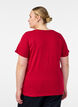 Christmas t-shirt in organic cotton, Red, Model image number 2